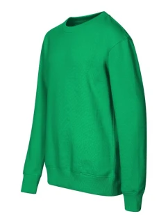 Dětská mikina Crew (trávově zelená)