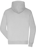 Daiber 8034 Pánská mikina s kapucí "Lounge" 02.8034 soft grey
