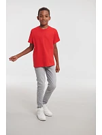 Russell Athletic 180B Dětské tričko z těžké bavlny "Authentic" 10.180B bright red