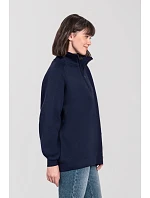 Fruit of the Loom Iconic Premium Zip Neck Sweat Těžká mikina s 1/4 zipem 16.2288 deep navy Fruit of the Loom Iconic Premium Zip Neck Sweat Těžká mikina s 1/4 zipem 16.2288 deep navy