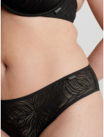 Dámské kalhotky Bikini Briefs Sheer Marquisette 000QF6879EUB1 černá - Calvin Klein