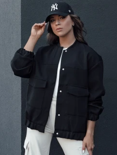 QUESI dámská bunda bomber černá FashionStreet TY4476