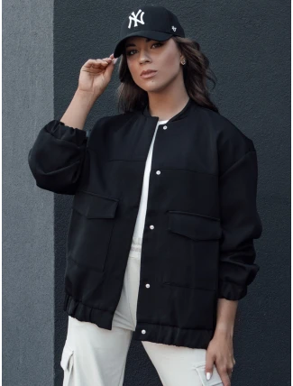 QUESI dámská bunda bomber černá FashionStreet TY4476