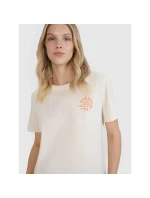 Dámské tričko oversize s potiskem 4F 4FWSS25TTSHF1994-11S