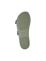 Dámské žabky Crocs Brooklyn Buckle Low green 211215 3BX dámské