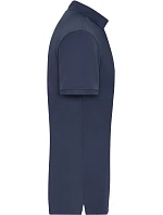 Daiber JN 1806 Pánské pracovní elastické bio polo - Solid 02.1806 navy Daiber JN 1806 Pánské pracovní elastické bio polo - Solid 02.1806 navy