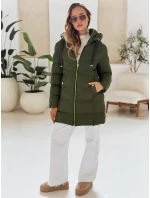 Dámská zimní bunda s kapucí GABRIELLE zelená FashionStreet TY4364