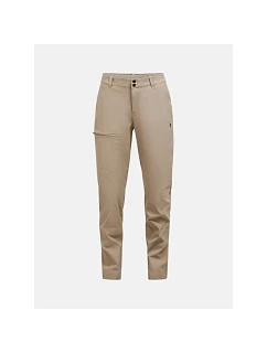 Dámské kalhoty Peak Performance W Iconiq Pants, barva béžová