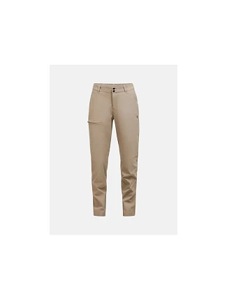 Dámské kalhoty Peak Performance W Iconiq Pants, barva béžová Dámské kalhoty Peak Performance W Iconiq Pants, barva béžová