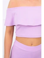 Sada s volánkem fialová Sada s volánkem fialová