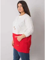 Mikina RV BL 6845.51P bílá a červená