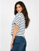 Tričko RV TS A1087.74 tmavě modrá a bílá