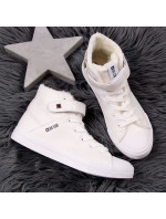 Dámské kotníkové zimní boty W V274541F INT874 bílé - Big Star