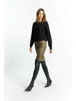 Dámská sukně Wild 1150-009 láhvově zelená - Monnari