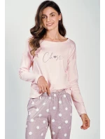 Taro Libby 3214 Libby long/r S-XL dámské pyžamo