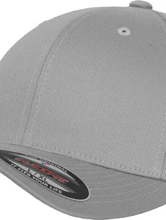 Flexfit 6277 6 Panelová kšiltovka Flexfit Wooly Combed 55.6277 silver