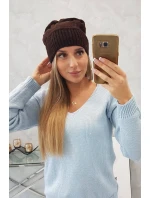 Dámská čepice Ingrid K371 hnědá Dámská čepice Ingrid K371 hnědá