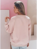 Dámská oversize mikina s výšivkou DOGSWEETY růžová FashionStreet BY1482