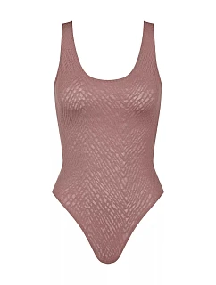 Dámské body ZERO Feel Bliss Body - BROWN - hnědé 1141 - SLOGGI