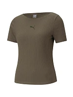 Dámské tričko Her Ribbed Slim Grape Leaf W 531917 44 - Puma