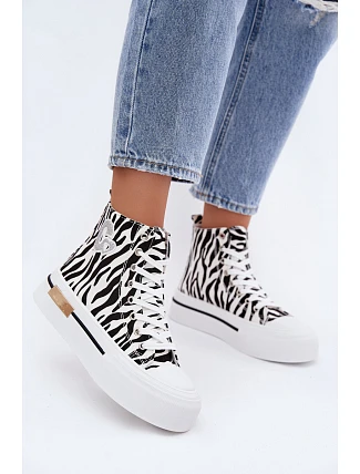 Dámské tenisky na platformě Zebra Meloria Dámské tenisky na platformě Zebra Meloria