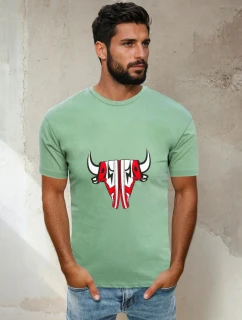 FashionStreet pánské světle zelené tričko RX4930