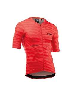 Cyklistické tričko NORTHWAVE Blade Jersey, červené