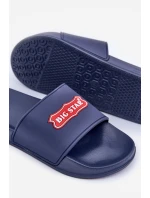 Pánské sandály s logem Big Star OO174029 tmavě modré