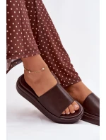 Dámské nazouváky na platformě Tanelisse