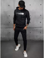 FashionStreet černá pánská tepláková souprava AX0694