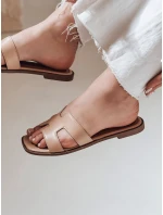 Dámské žabky CLASSROT notchback beige FashionStreet ZY0883