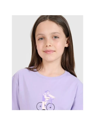 Dívčí tričko s potiskem 4F4FJRSS25TTSHF2645-52S