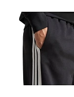 Pánské kalhoty adidas Essentials Three Stripes Fleece Wide Leg černé JM1770 Pánské kalhoty adidas Essentials Three Stripes Fleece Wide Leg černé JM1770