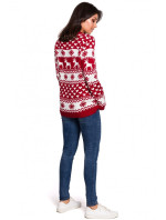 Dámský vánoční svetr BK039 - BEwear