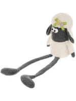 SITTING PIG 18CM SPRING DECORATION dětské