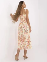 Šaty MI SK 23817 1.88 světle žlutá