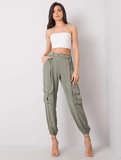 Kalhoty TW SP BI 81858.69 v barvě khaki