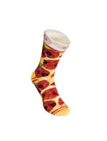 Rainbow Socks Pizza 4 páry Havajská Pepperoni italština