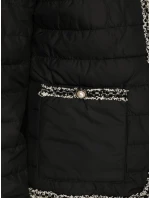 Dámská prošívaná přechodná bunda černá FashionStreet TY5530