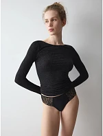 Beauty Layers Top LSL Lurex - Black - TRIUMPH Black - TRIUMPH Beauty Layers Top LSL Lurex - Black - TRIUMPH Black - TRIUMPH