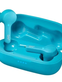 Sluchátka JVC HAA-7TANU (do uší, bezdrátová, modrá)