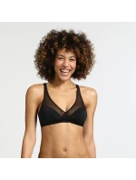 Dámská podprsenka bez kostic DIM GENEROUS WIREFREE BRA - DIM - černá