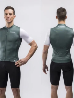 Košile Biemme NATURE zelená bílá XL