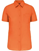 Kariban K 548 Popelínová halenka "Judith" s krátkým rukávem 20.K548 orange Kariban K 548 Popelínová halenka "Judith" s krátkým rukávem 20.K548 orange