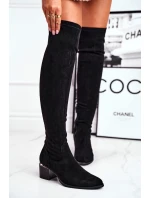 Dámské kozačky eko-semiš černé Can't Stop Dámské kozačky eko-semiš černé Can't Stop