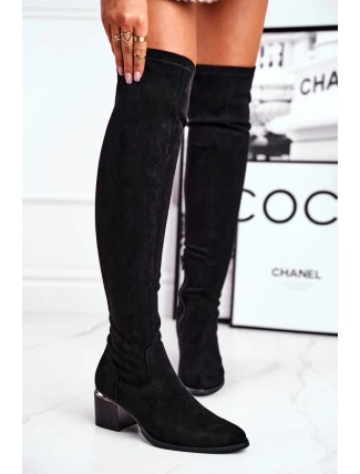 Dámské kozačky eko-semiš černé Can't Stop Dámské kozačky eko-semiš černé Can't Stop