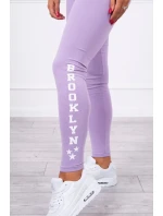 Brooklyn legíny kalhoty světle fialové Brooklyn legíny kalhoty světle fialové