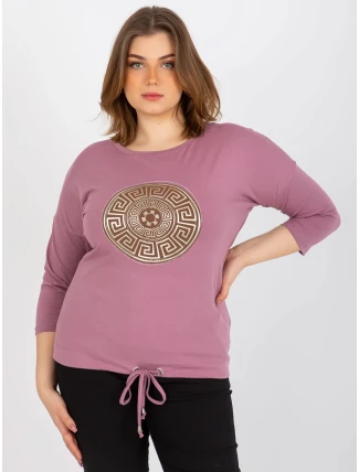 Dámská halenka RV BZ 8454.20P tmavě růžová - FPrice Dámská halenka RV BZ 8454.20P tmavě růžová - FPrice