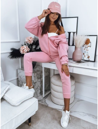 Dámská tepláková souprava AMILIA PREMIUM růžová FashionStreet AY0743