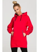 Dámská mikina M696 červená - Made Of Emotion